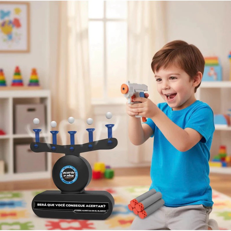 Jogo USB Floating Airshot - Arminha de Dardos para Bolinhas Flutuantes