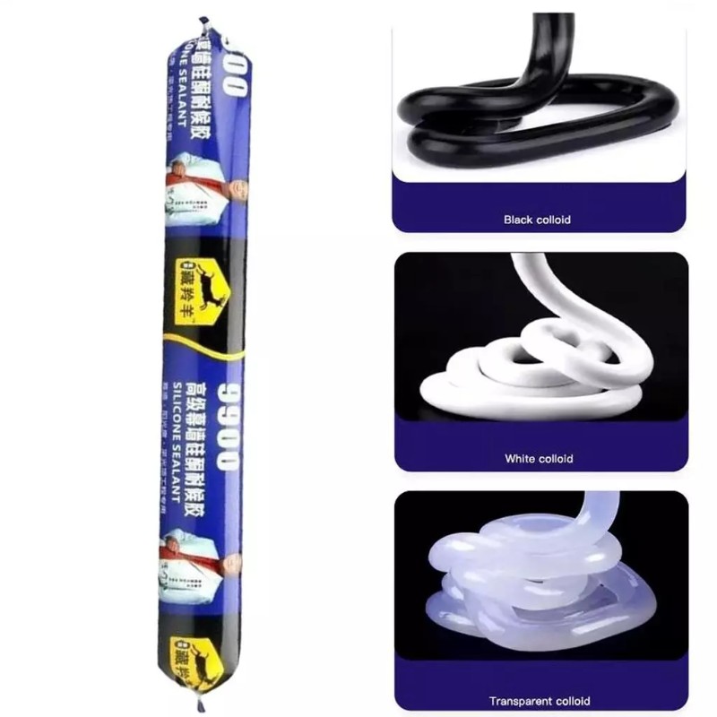 Selante de Silicone 9900 750g | À Prova D'Água, Resistente a Intempéries para Cozinha e Banheiro